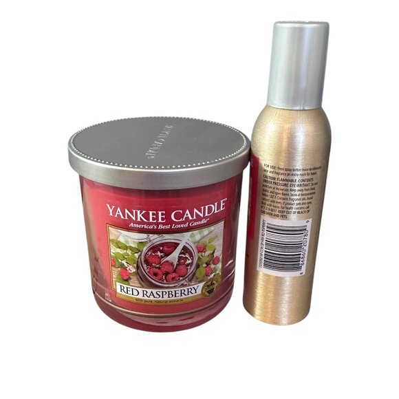 Yankee Candle Red Raspberry Two Piece Gift Set - Picture 1 of 7